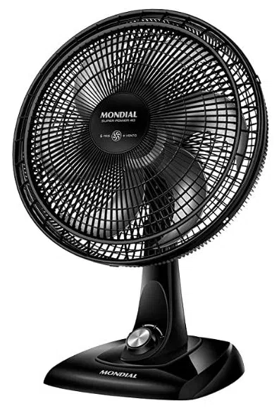 Ventilador de Mesa Mondial Maxi Power VSP-40 40 cm 6 Pás 3 Velocidades