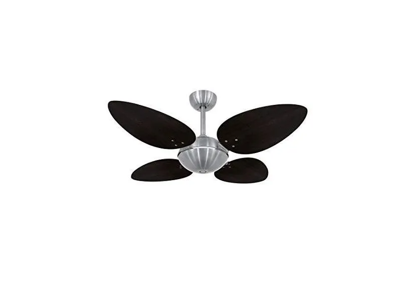 Ventilador De Teto Escovado 4 Pás Volare Platinum Office Pelato Tabaco  Volare Volare  Escovado