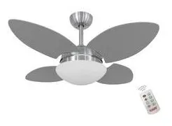 Ventilador Volare Mini Petalo Titanio  e Controle Remoto