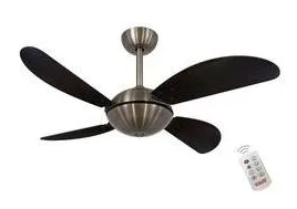 Ventilador Volare Fly Office Tabaco  e Controle Remoto