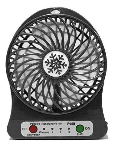 Ventilador da luz do diodo emissor de luz Refrigerador de ar elétrico Mini mesa Ventilador do USB Passatempos da forma Ventilador da mesa Ventilador pessoal de 3 velocidade Modo Ventilador