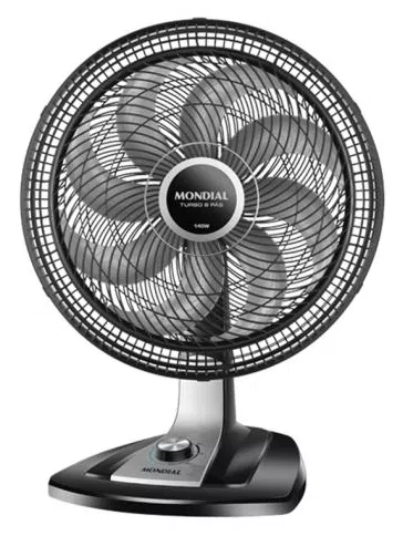 Ventilador de Mesa Mondial VTX-50-8P 50 cm 8 Pás 3 Velocidades