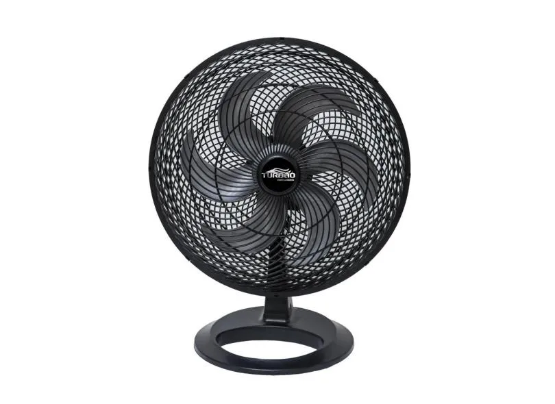 Ventilador De Mesa 6 pás 50cm /Prata Oscilante Turbão