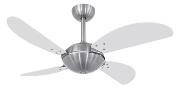 Ventilador De Teto Volare Office Fly Prata 