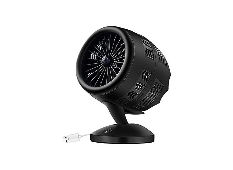 Serenable 2 velocidades Mini ventilador de, Ventilador Portátil USB Ventilador Silencioso para Casa, Escritório, Viagens, Camping, ao ar livre, a Ventoinha - 