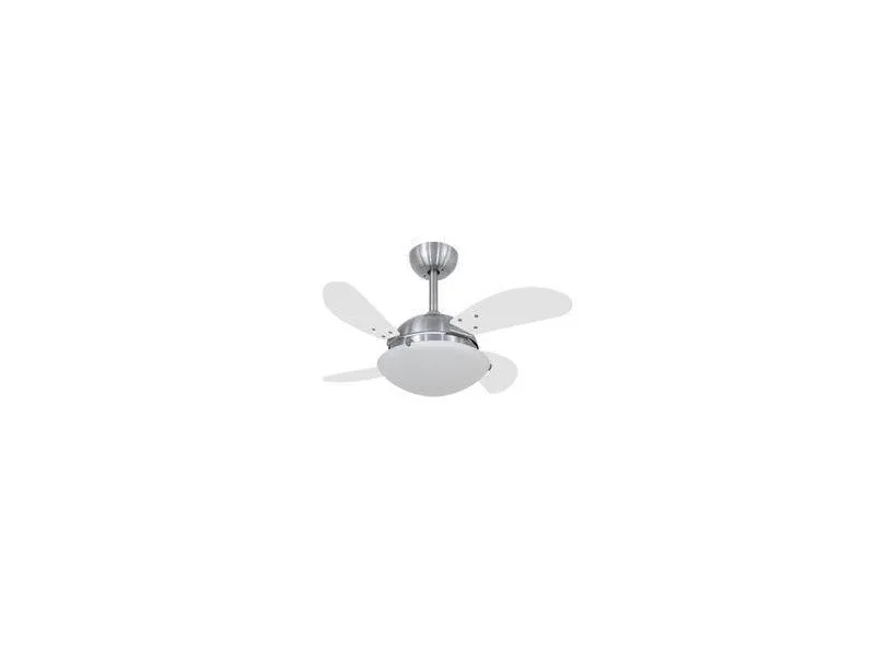 Ventilador de Teto Escovado Fly Mini  em Alumínio  Volare