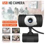 Câmera HD USB 2.0 Office Video Webcam com microfone para notebook pc