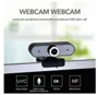 USB Webcam 480P web-câmera embutida Som Gaming microfone para Lição on-line do computador de secretária Câmara 