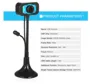 HD Webcam USB desktop Laptop Camera Mini Plug and Play Vídeo Chamada Camera computador com Mic versão da noite LED flexível rotativo stander 