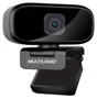 Webcam Full Hd 1080p Auto Focus Rotacao 360 Mic Usb  Wc052 Multilaser