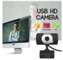 360 graus Rotatable USB 2.0 HD Câmera Escritório Vídeo Webcam com Microfone para pc Laptop Notebook