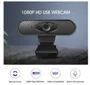 1080P Webcam Video Call USB Clip-on desktop online Câmera ensino a distância Estudar Video Chat Web Cam Para computador portátil Notebook Monitor de 1080P