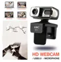 Anc HD 720P Webcam 10MP USB 2.0 Câmera sem drive Videochamada 30FPS TV Laptop Mic