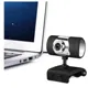 360 graus Rotatable USB 2.0 HD Câmera Escritório Vídeo Webcam com Microfone para pc Laptop Notebook