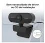 Webcam camera USB Full HD 1048P com microfone