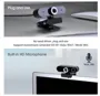 GL68 HD Webcam Video Chat Recording Web câmara USB câmera com HD Mic para o computador desktop portátil Curso Online Estudar Videoconferência Webcam Black 1 - 480P