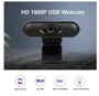 1080p Full HD Webcam com vídeo e microfones embutidos estéreo para desktop ou laptop Webcam 