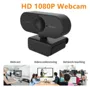 Webcam 1080P Full HD cmos Webcam de alto microfone com correção automática de redutor de ruído