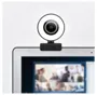 Webcam Full HD 1080p A40 com luz de preenchimento de microfone para reunião de aprendizagem on-line com laptop pc