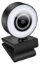 Webcam Full HD 1080p A40 com luz de preenchimento de microfone para reunião de aprendizagem on-line com laptop pc