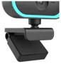 2K HD Webcam Built-in Mic com Tampa de Privacidade, Web Cam de Streaming, para Vídeo Conferência, ensino, Jogos