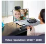 1080p HD Video Webcam Widescreen chamadas de vídeo e gravação para desktop ou  portátil 1