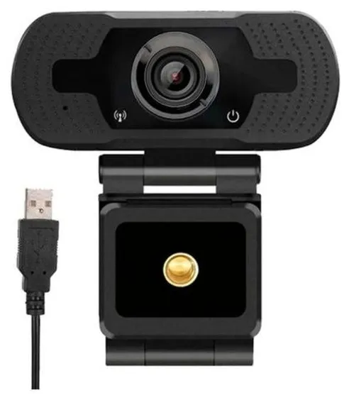 Webcam 1080p Full Hd Câmera Computador Microfone Embutido