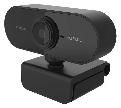 Full Hd 1080P Webcam Microfone Visão 360º Computador Câmera