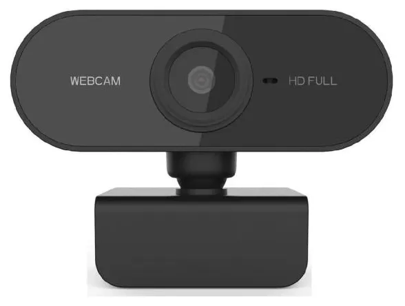 Webcam Full Hd 1080P Usb Mini Com Microfone - Plug And Play