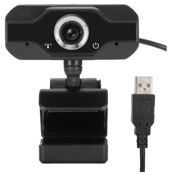 HD 1080P Webcam com microfone e câmera de computador USB para aulas online / reunião FS0