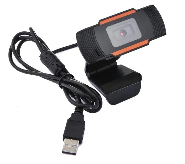 1 pcs 30 graus Rotatable 2.0 Hd Webcam 720P câmera USB Video Recording Web Camera com microfone para pc co