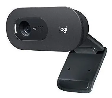 Webcam HD Logitech C505 com Microfone Embutido de Longo Alcance e 3 MP para Chamadas e Gravações em Vídeo Widescreen