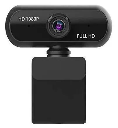 Webcam USB, Romacci Full HD 1080P Wide Angle USB Webcam USB 2.0 drive-free com microfone Web Cam Laptop Online Conferência Teching Transmissão ao vivo de vídeo e chamadas Câmeras da Web Anti Peeping W