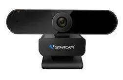 Webcam Vstarcam 1080P Microfone Para Pc Notebook Tv Jogos