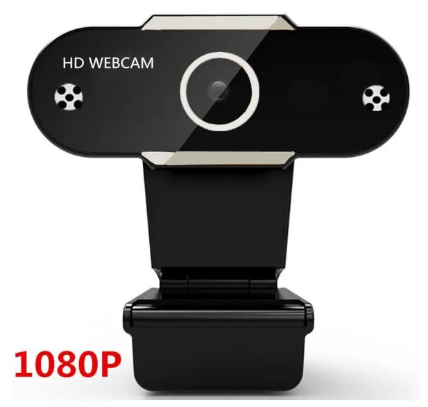 Webcam Computador pc Câmera Web 1080P com Microfone para Conferência ao Vivo