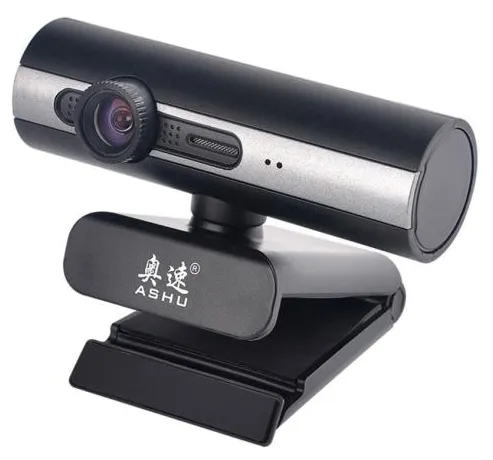 Ashu Webcam Full HD 1080p USB 2.0 Web Camera Digital Microfone embutido Clip-on 2.0 Megapixel cmos Câmera Web Cam para pc computador portátil