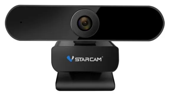 Webcam Full Hd 1080P Com Microfone Visão 360 Auto Foco