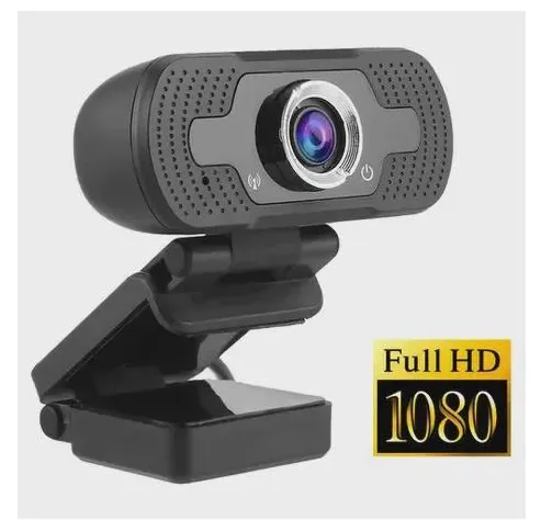 Webcam Microfone Câmera Full Hd 1080p Computador Plug & Play Microfone Embutido