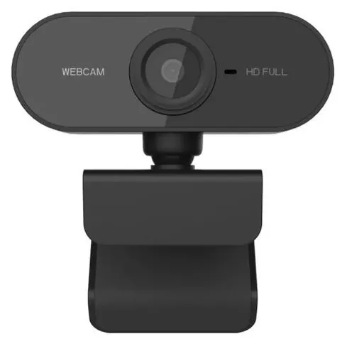 Webcam FullHD 1080P com Microfone - Plug & Play