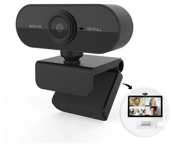 Webcam camera USB Full HD 1048P com microfone