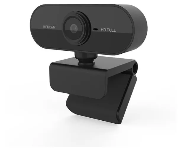 Webcam 1080p Full HD cmos Webcam alta Microfone Noise Reducer Auto Correção USB 360 graus Base giratória