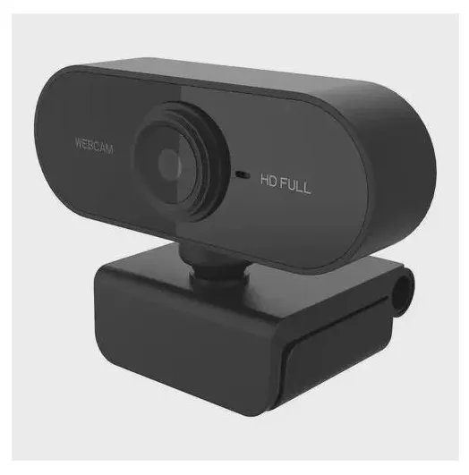 Webcam Usb Full Hd 1080p Mini Câmera C/ Microfone Visão 360º